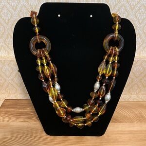 Vintage Statement Necklace 32”